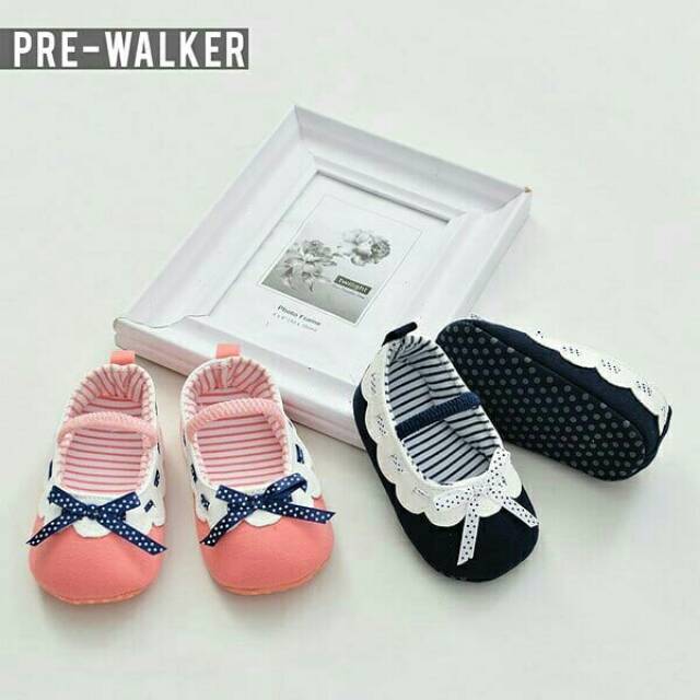 Sepatu Bayi Perempuan - Sepatu Bayi Flat Shoes Cewek Prewalker Baby S1071