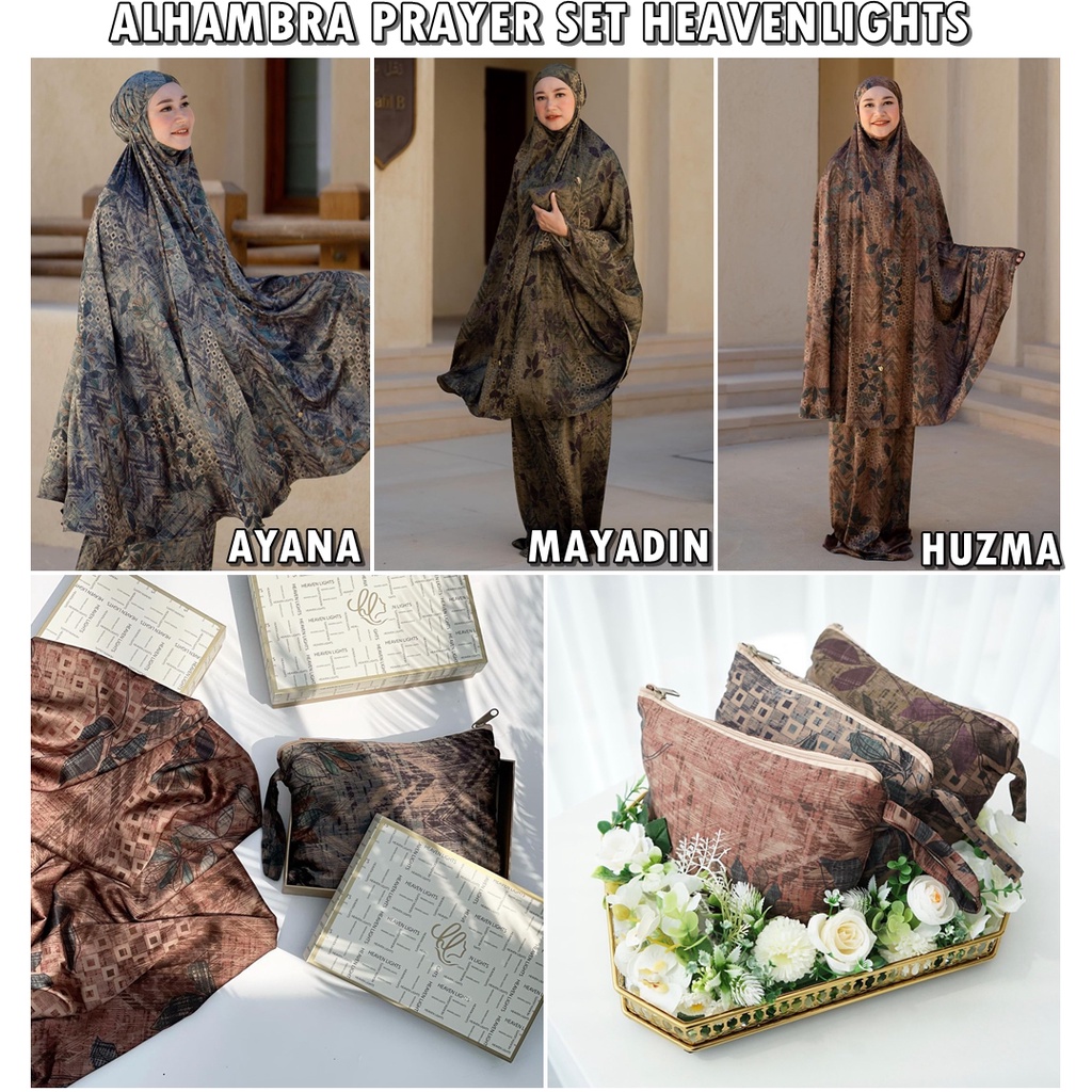 ALHAMBRA PRAYER SET HEAVENLIGHTS (AYANA, MAYADIN, HUZMA)