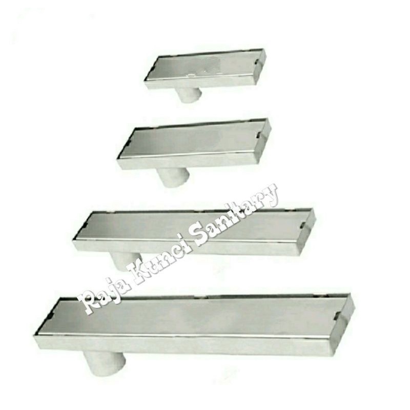 Smart Floor Drain Stainless SUS 304/Tile Insert Panjang 20 Cm/30 Cm/Floor Drain Panjang