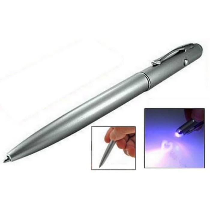 

2in1 Invisible Ink Pen + UV Light Pulpen Senter Ultraviolet Rahasia