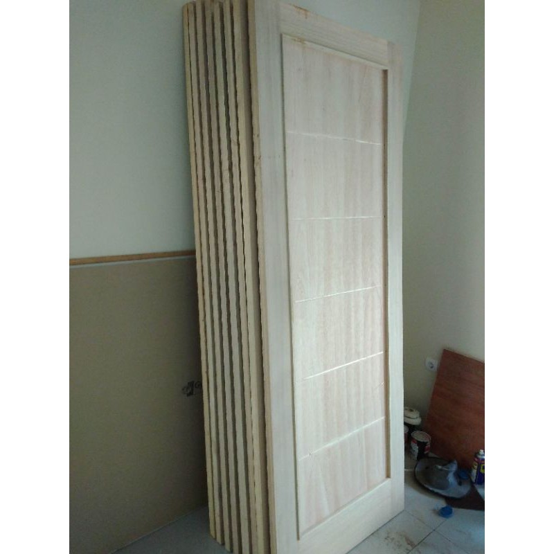 pintu Meranti oven isi multiplek 18mm