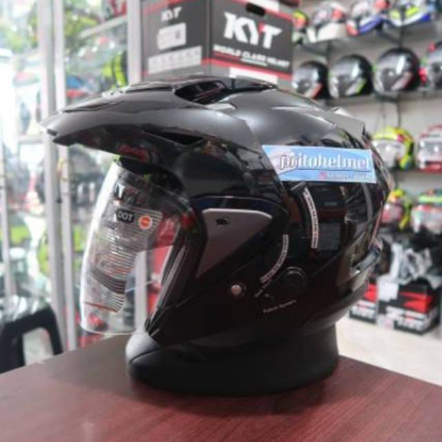 INK T MAX Black Metalic 2Visor