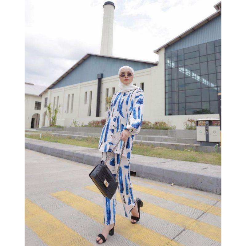 One Set BALON RAYON VISCOSE PREMIUM | PAJAMAS |  DAILY SET