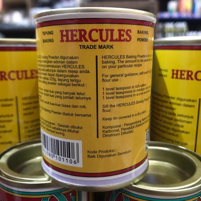 Baking Powder Double Acting Hercules 110gr