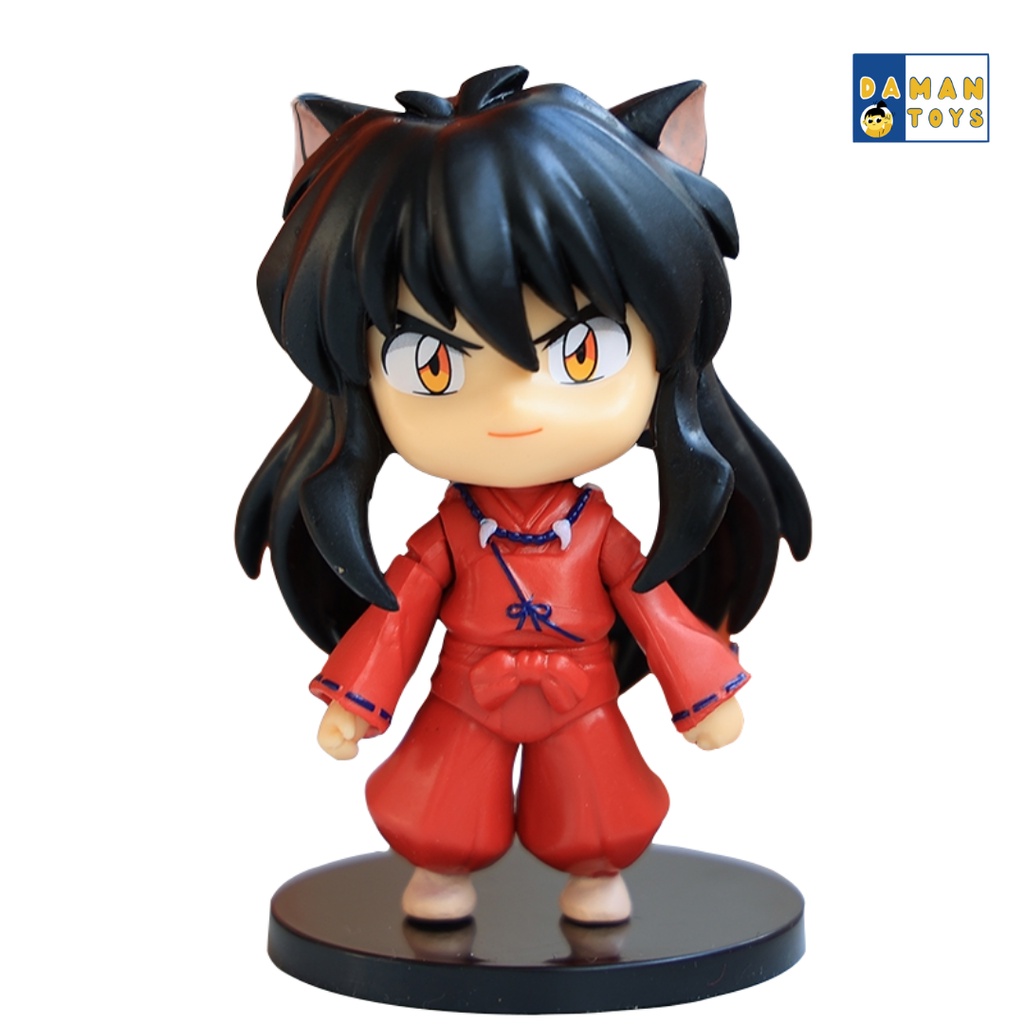 Figure Inuyasha Higurashi Kagome Sesshoumaru Miroku Anime Baru Set 4 Pcs