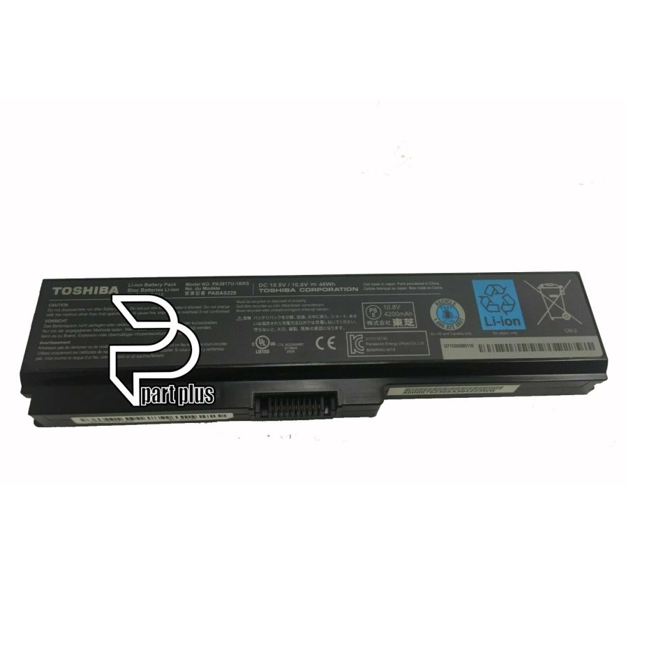 Baterai Laptop Toshiba Satellite L745 L740 L735 L730 L700 L645 L640 L635 L600 C650 C645 C640 C600 PA3817