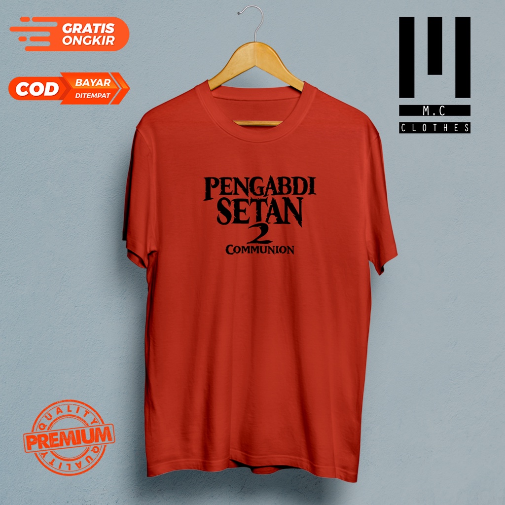 [PROMO] Baju kaos tshirt film PENGABDI SETAN 2 COMMUNION bahan katun distro