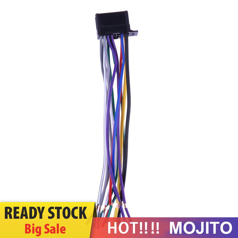 MOJITO Car Stereo CD Player Radio Wiring Harness Wire Adapter Plug for NEW Pioneer