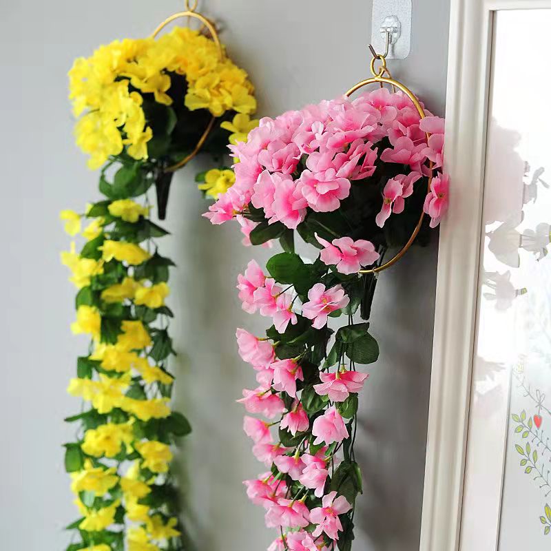 Bunga Juntai Hias Plastik Gantung Rambat Hiasan Dinding Rumah Artificial Flower Import Hanging Azgalery PBP94