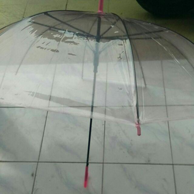 Payung Transparan Butek Mosa