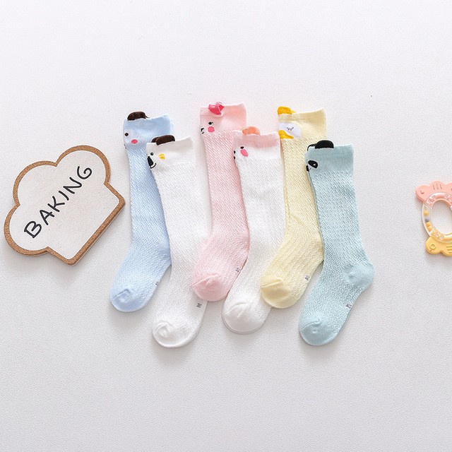 ☛TK☚ R305 KAOS KAKI JARING PANJANG KARAKTER LUCU HEWAN ANAK BAYI MOTIF UNIK BABY SOCKS KIDS