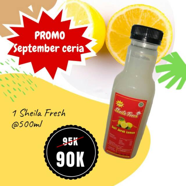 

Sheila Fresh Sari Lemon Asli 500ml