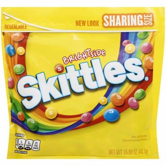 

SKITTLES Brightside NEW Limited Edition Skittles Candy Permen 442gram