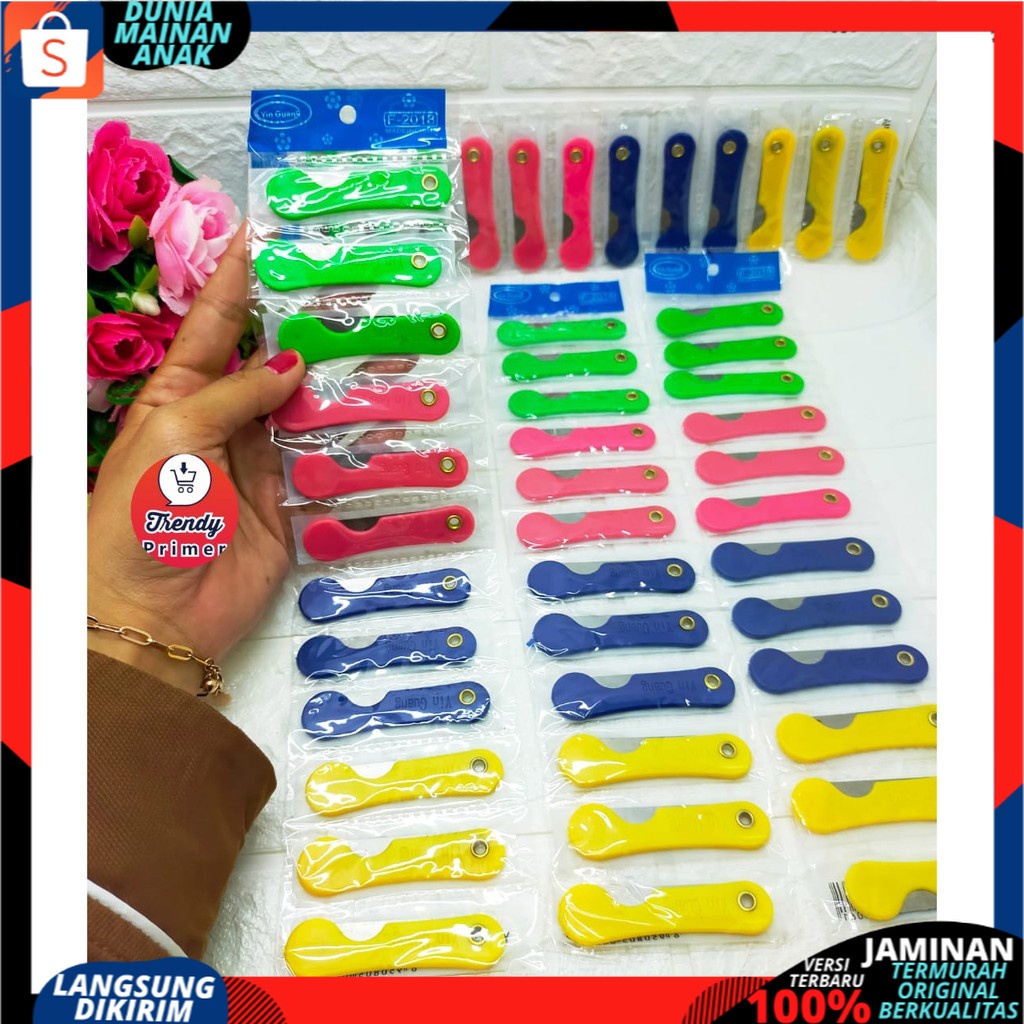 pisau lipat / pisau lipat mini / pisau serbaguna / cutter lipat 1PCS  Best Seller