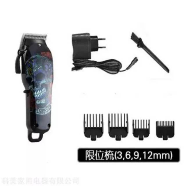 Kemei KM-735 Hair Clipper Rechargeable Alat Mesin Cukur Rambut KM735 Original