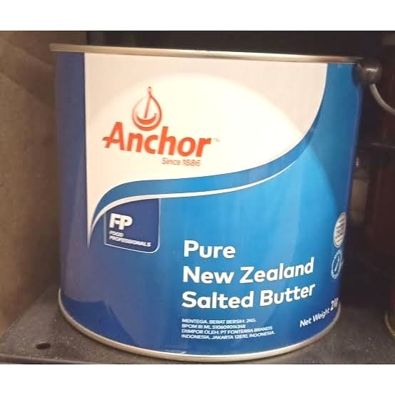 

Ee5041F10 Anchor Pure New Zealand Salted Butter 2Kg Mentega Fonterra Wangi Enak 6Gggdddv