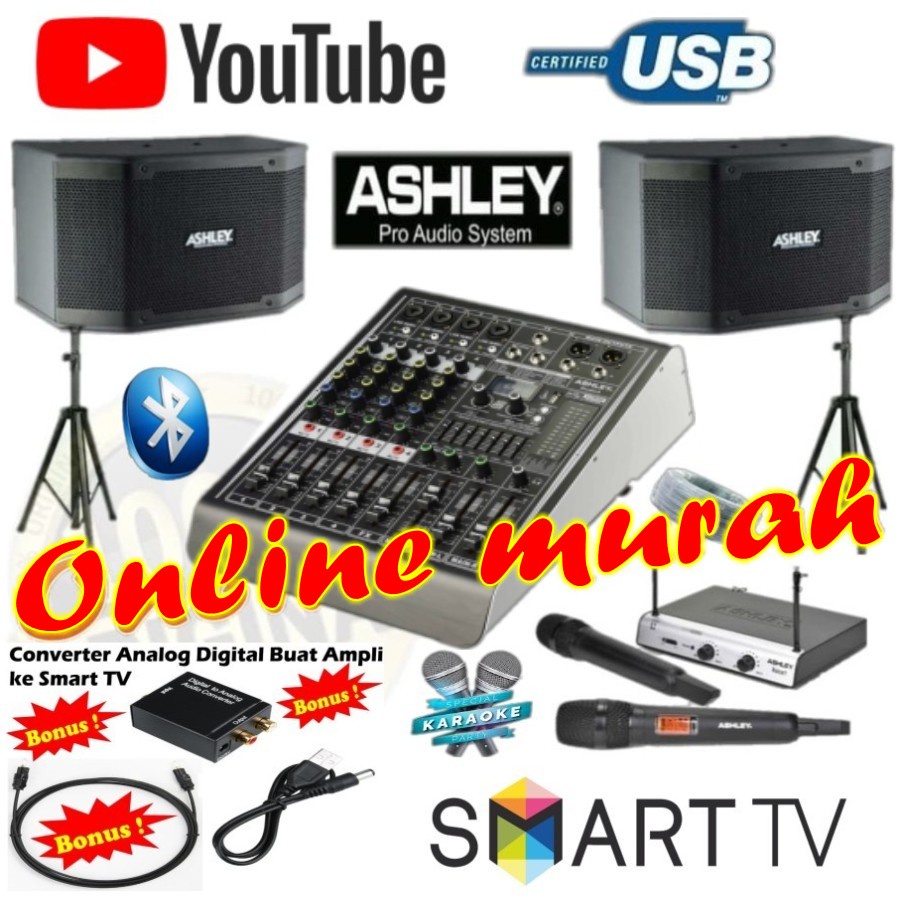 paket sound system ashley studio 4 ashley k2310 ashley voice 1 ORYGINAL