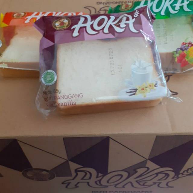 Roti Aoka Karton isi 60 pcs