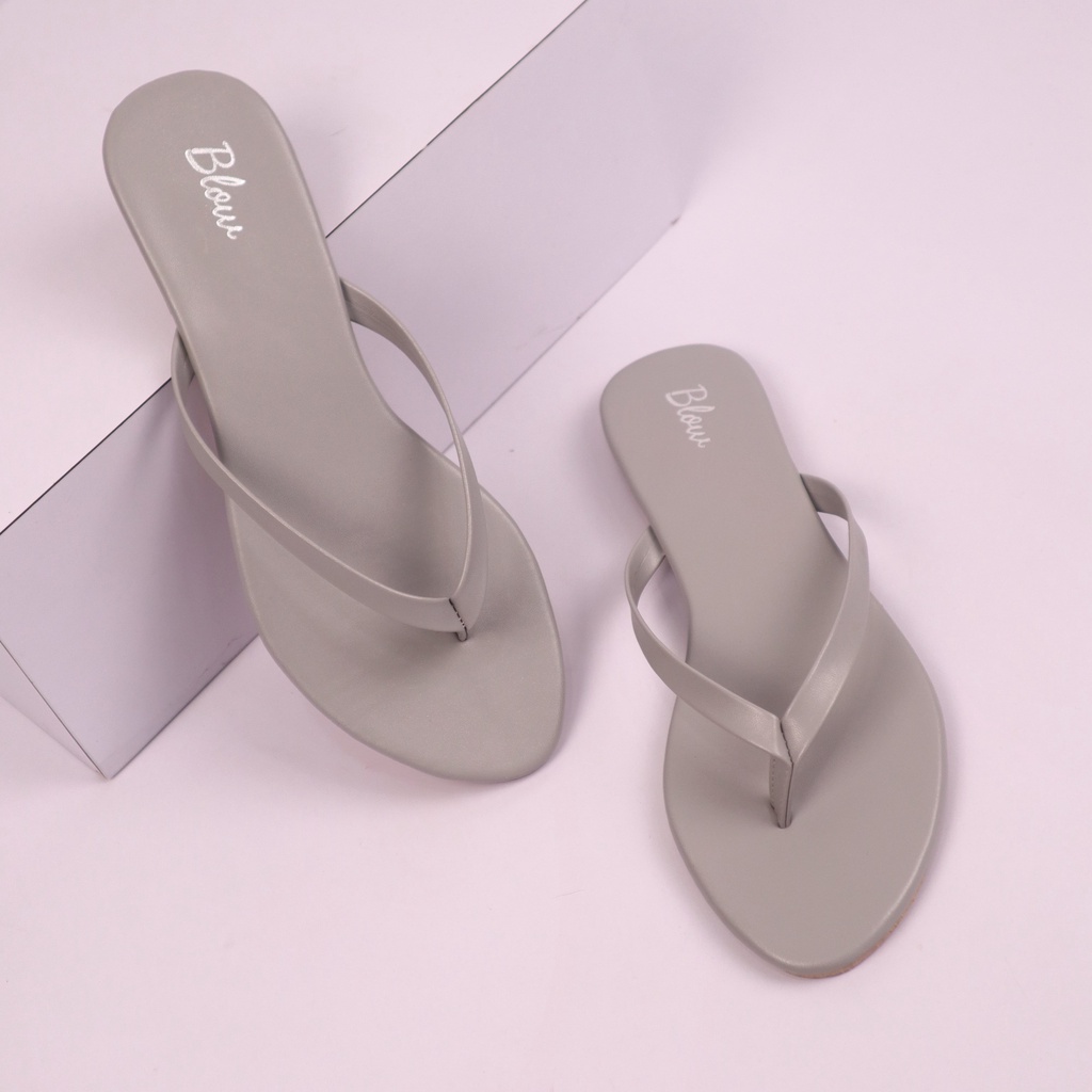 Blow Aurora Sandal Jepit Korea Wanita BLNI 0041-Grey