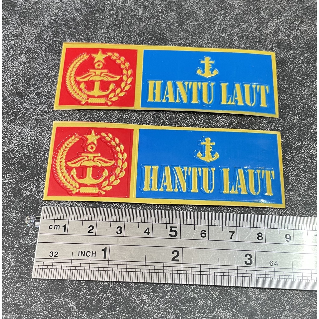 Sticker Plat Hantu Laut - Stiker Plat Hantu Laut  - Stiker Motor Hantu Laut