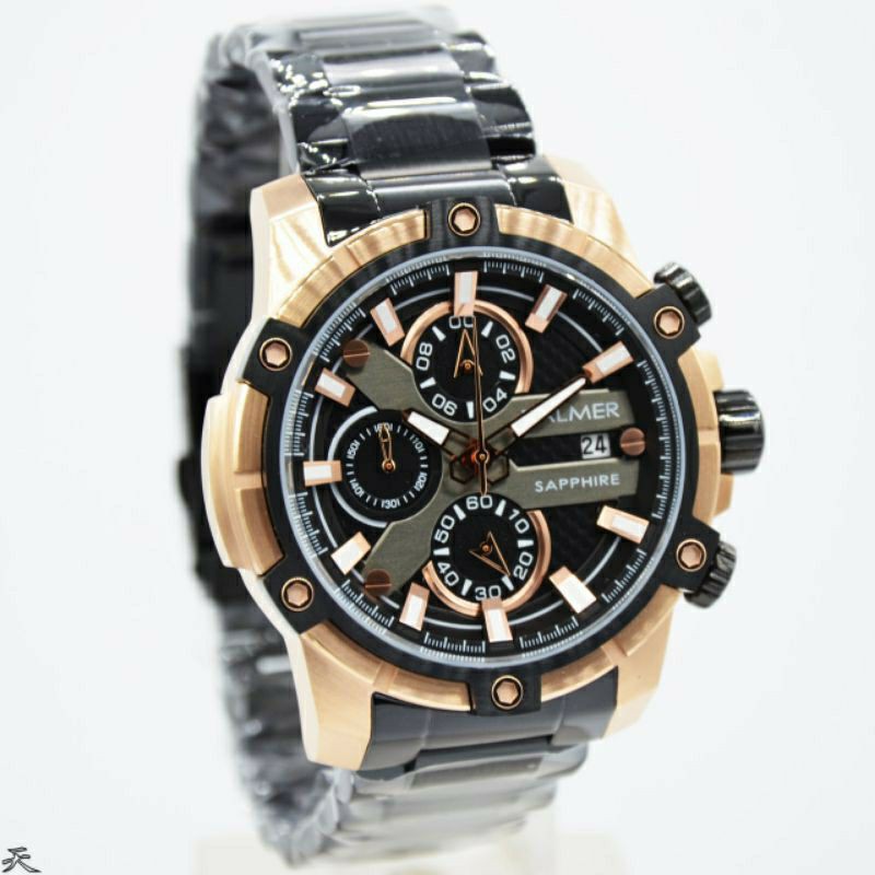 jam tangan pria Balmer B.8111MBR sapphire Original garansi resmi 2tahun