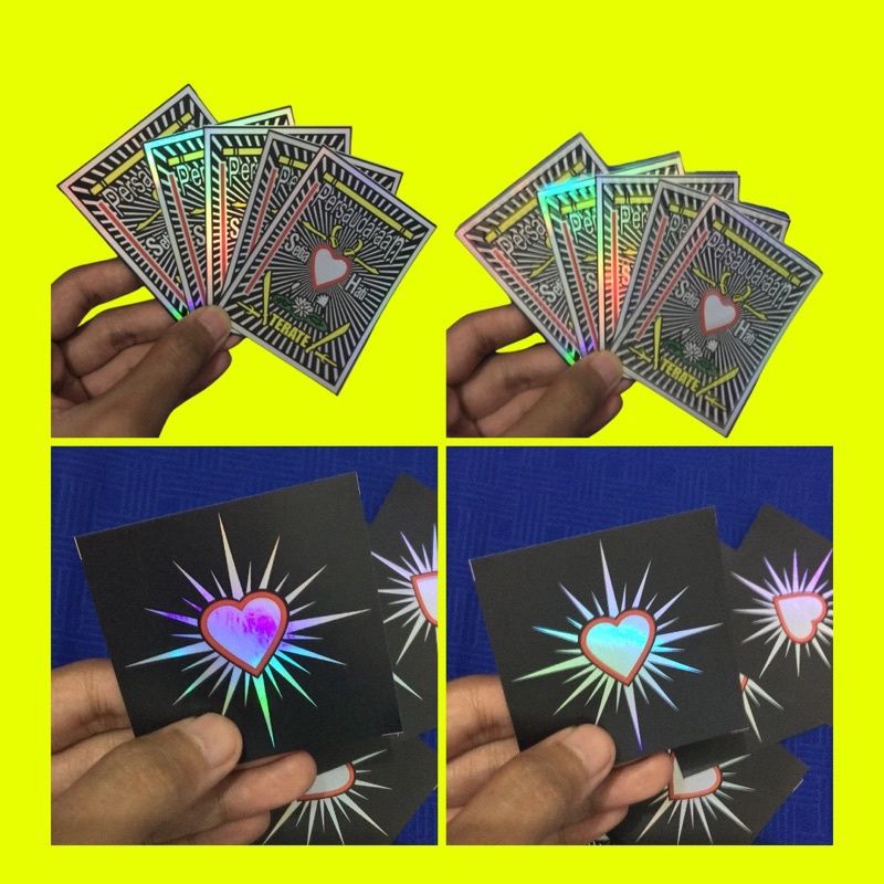 

Stiker Printing HOLOGRAM Lambang Logo PSHT Hati Bersinar Printing setiker Hati