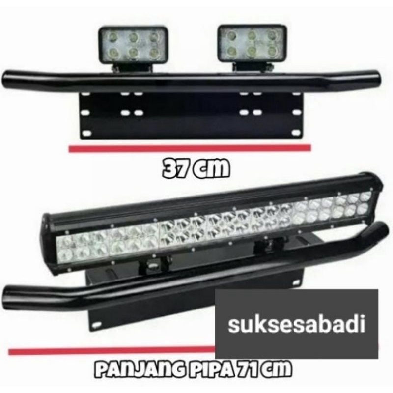bracket dudukan lampu tembak lampu sorot mobil diatas plat nomor