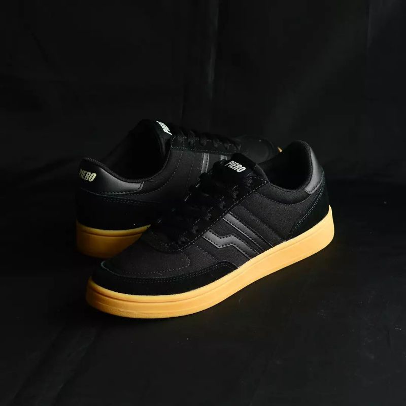 Piero Derby Casual Sport Black Gum