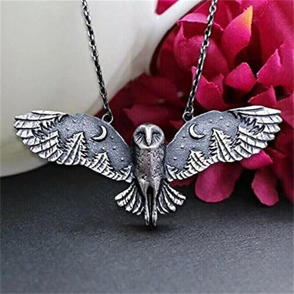 Solighter Owl Kalung Aksesoris Fashion Hadiah Retro Panas Untuk Wanita Pria