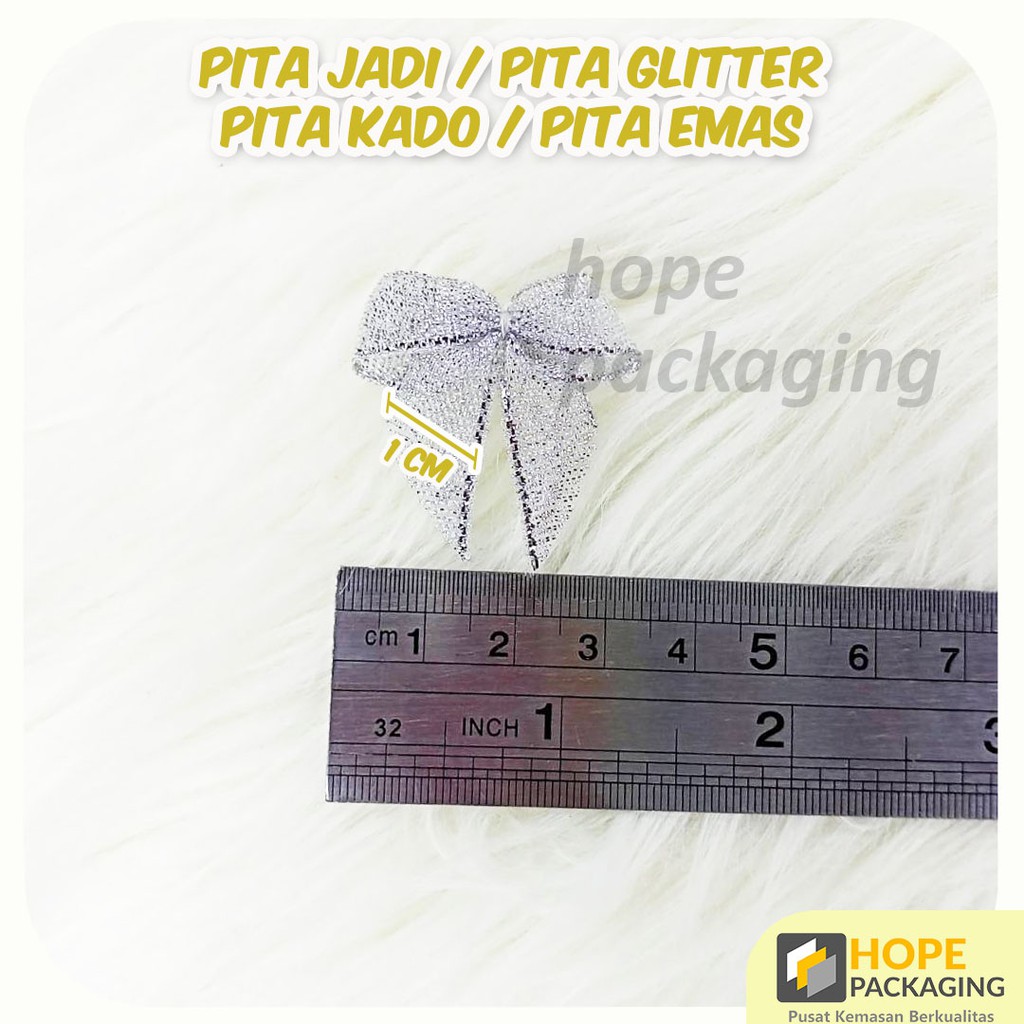 [20 Pcs] Pita Kado Souvenir Pita Hampers Pita Glitter Pita Emas Pita Jadi Tempel Murah