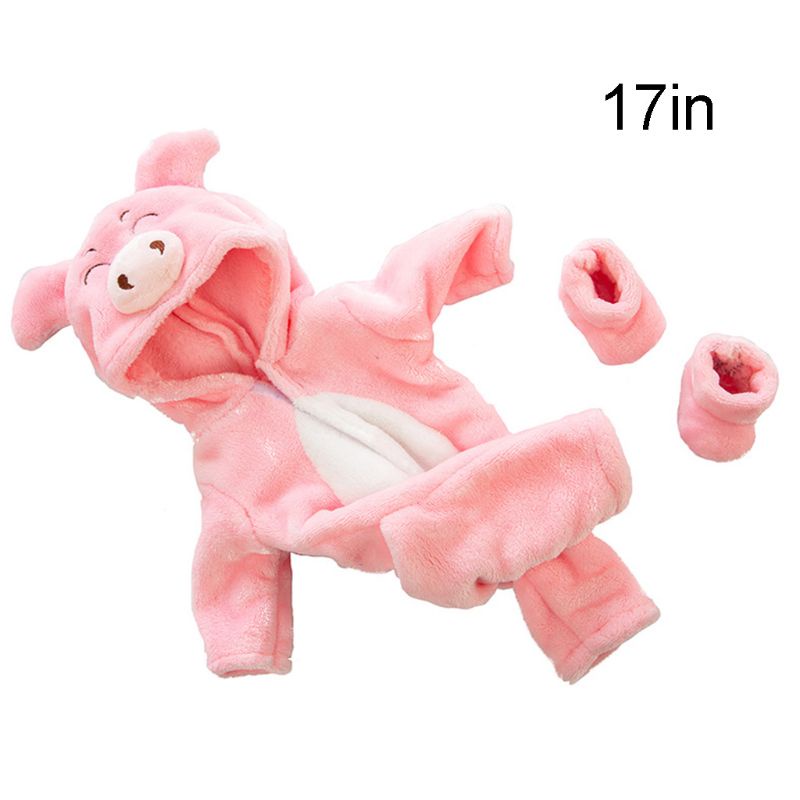 Mary 18inci Pakaian Boneka Anak Perempuan Musim Dingin Hangat Clothes Shoes Perlengkapan Mainan Bayi Newborn