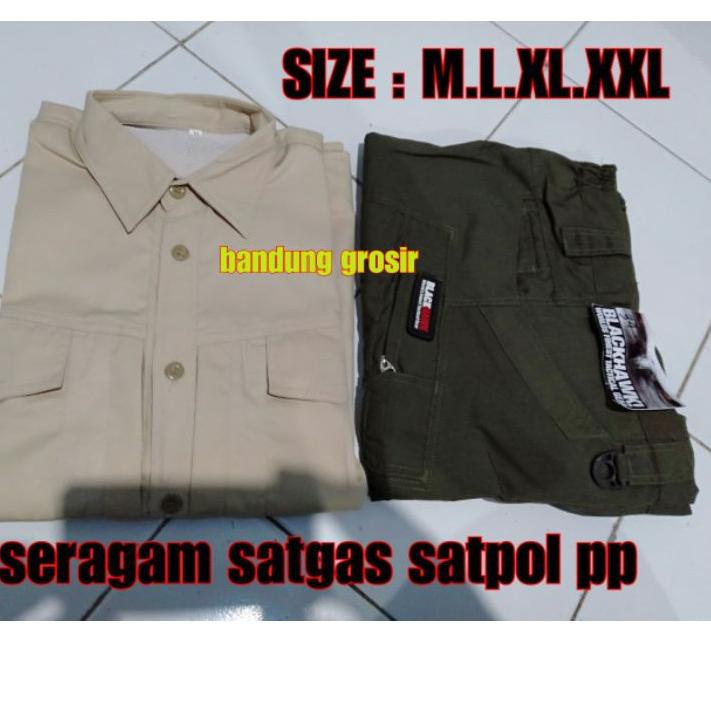 Top Produk.. SERAGAM SATGAS SATPOL PP POL PP KREM
