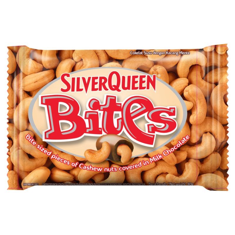 

SILVERQUEEN CHOCOLATE BITES CASHEW 45G