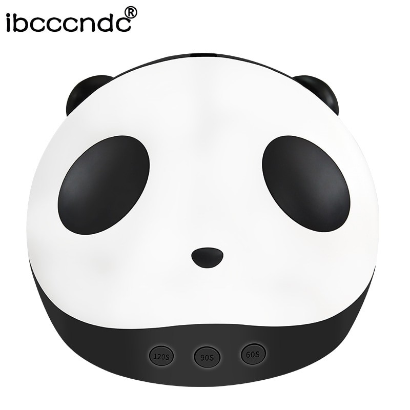 Pengering Kutek Kuku UV LED Panda Design - Black