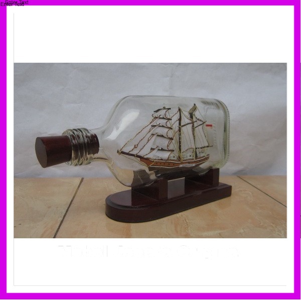 Jual Miniatur Hias Kapal Dalam Botol - Kapal Layar Dewaruci - Souvenir