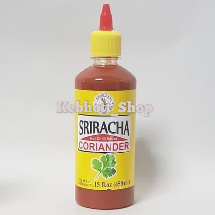 

Nang Fah Sriracha Hot Chilli Sauce Coriander 450ml Saus Daun Ketumbar