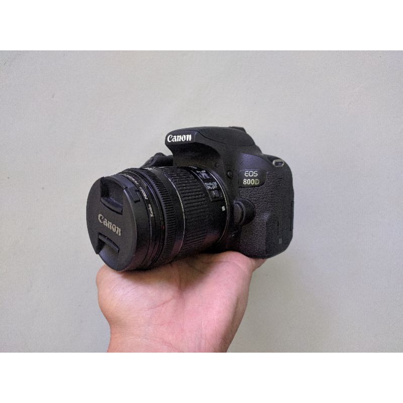 Canon 800d lensa kit stm nobox mulus sc 1400