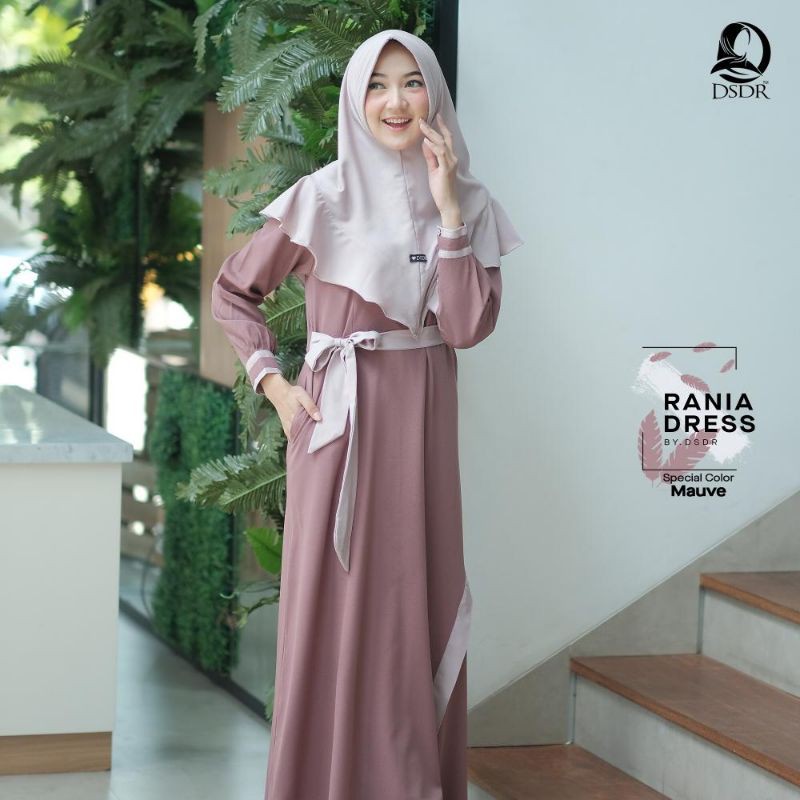 Set Gamis Simple tapi Elegan Rania Dress by DSDR