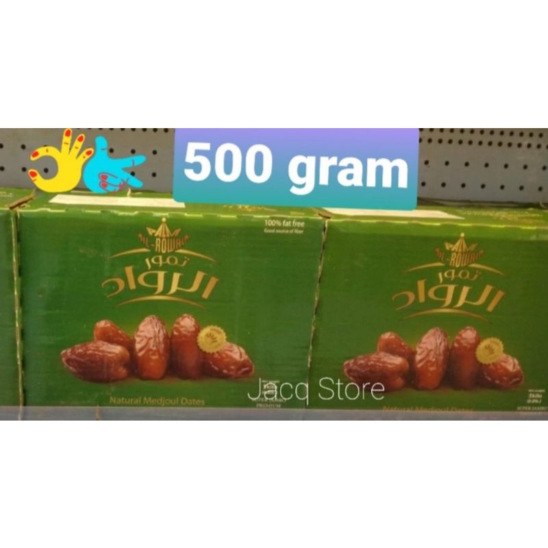 

Kurma Medjoul Dates Palestina Super Jambo Premium Lebaran isi 500 gram