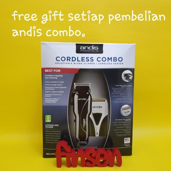 andis clipper cordless combo/clipper andis/andis uspro li shaver