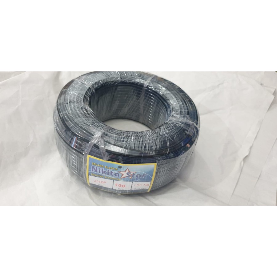 SELANG AERATOR HITAM ECERAN PER METER / SELANG HIDROPONIK