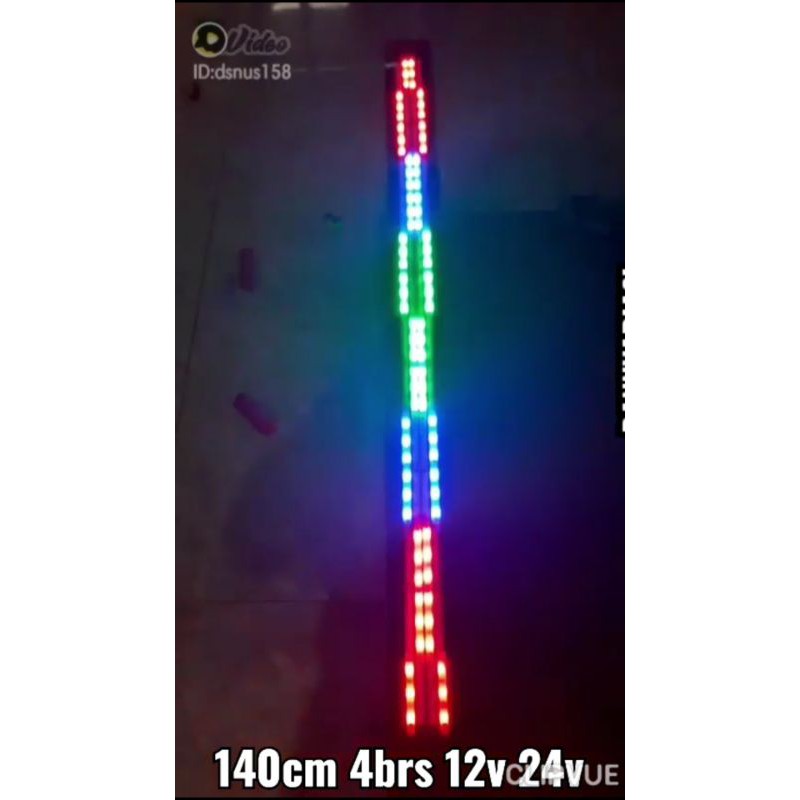 Strobo rgb 4baris  120cm 130cm 140cm 12v 24v