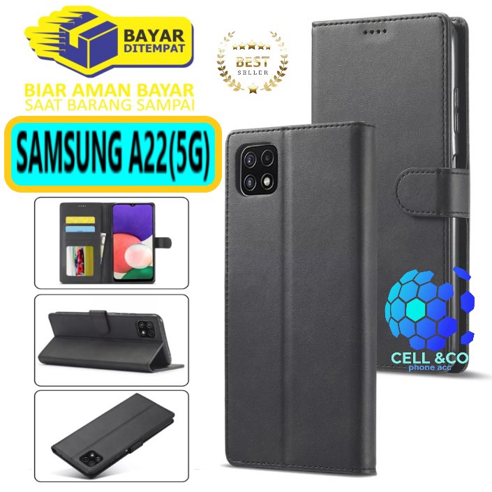 Flip cover SAMSUNG A22 5G NEW 2021 Flip case buka tutup kesing hp casing flip case wallet