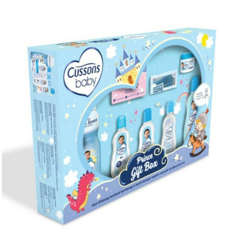 Cussons Baby Gift Set Free Botol | Perawatan Bayi | Set Kado Perlengkapan Mandi | PAKET KADO | BAYI BABY GIFT BOX CUSSONS