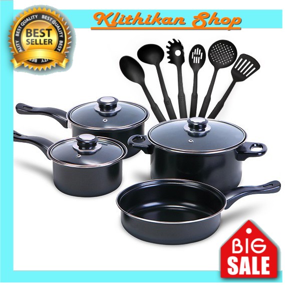GSE 13PC COOKWARE SET 13PIECES STICK-WARNA RANDOM