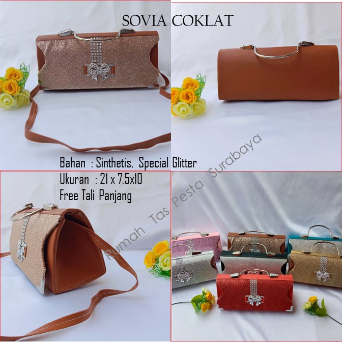 Tas Bagus,Tas Unik,Tas Elegan ,SOVIA COKLAT