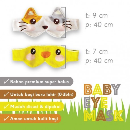 Kacamata Jemur Bayi / Eye Mask Baby Sun Protector / Pelindung Mata Bayi Sunbathing Kaca Mata Bayi