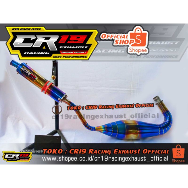 KNALPOT BLUEMOON /BLUEGOLD CR19 NINJA RR NINJA R NINJA SS