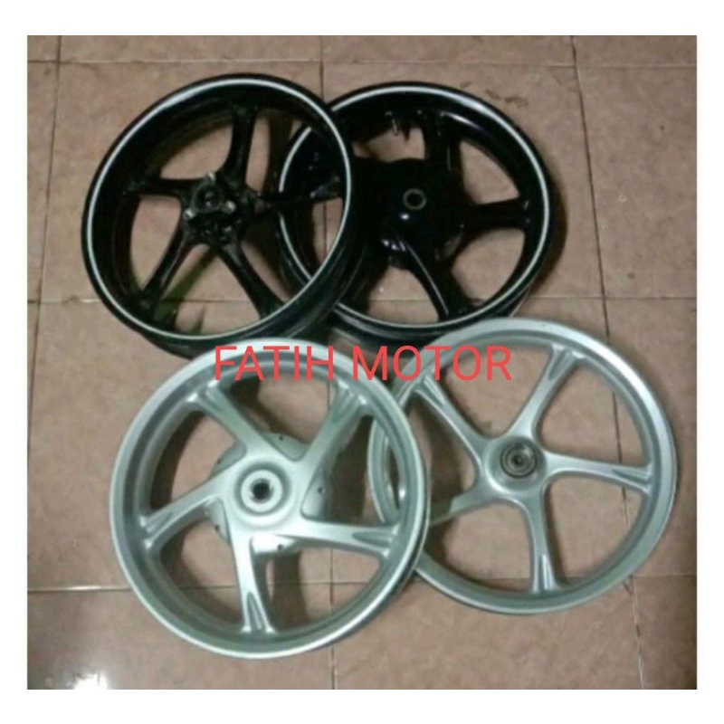Velg Velek racing Yamaha Fino Fi 125 New tepak Lebar velek Mio Z Depan Blakang Original(bekas