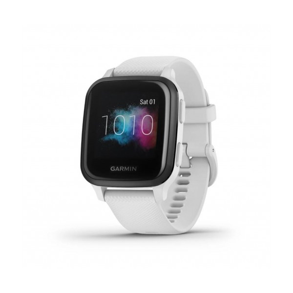 Garmin Venu Sq Music White Slate Original Garansi TAM 2 Tahun